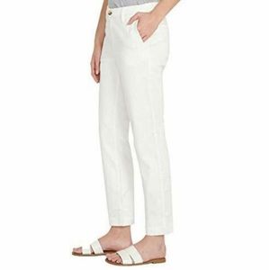 Nautica White Tencel Ankle Trouser Size 4/27